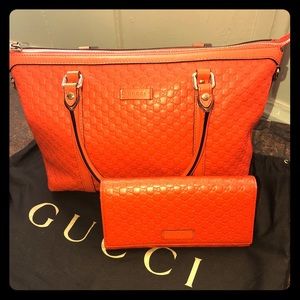 Guccissimo Gucci Shoulder Bag - Sun Orange
